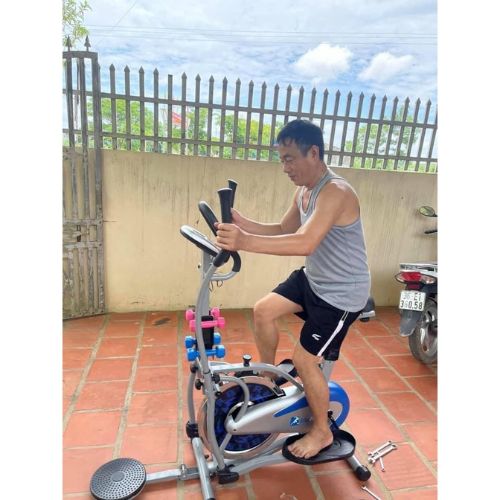 xe đạp tập thể dục elip cử động toàn thân jy 8401b, qm 2201