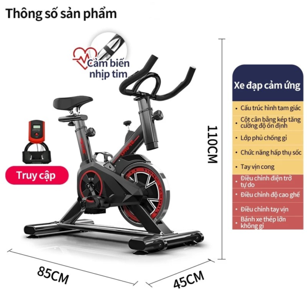 xe đạp tập thể dục sport gh q7, xe đạp thể dục tại nhà