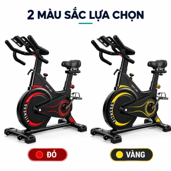 Xe đạp tập tại nhà X9 màu đỏ f509 bản test thêm video youtube